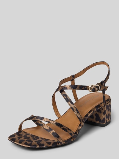 Tamaris Sandalen met blokhak Beige - 1