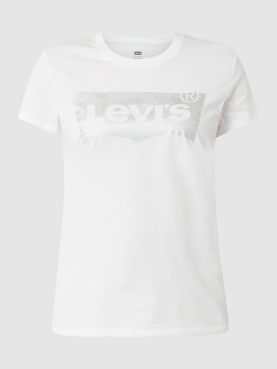 Levi's® T-shirt van katoen met logoprint  Wit - 2