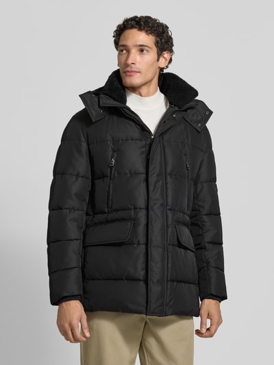 JOOP! COLLECTION Regular Fit Daunenjacke mit Kunstdaunen Metallic Black 4