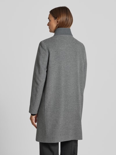 ICONS Cinzia Rocca Wollmantel mit Kaschmir-Anteil Hellgrau Melange 5