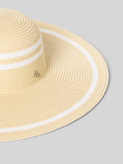 Lauren Ralph Lauren Sonnenhut mit breiter Krempe und Label-Detail Beige 2