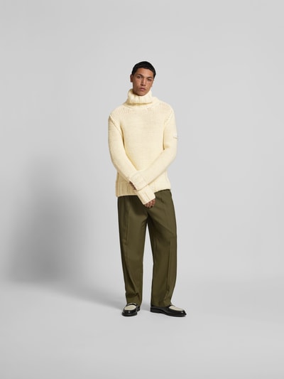 MM6 Maison Margiela Pullover aus reiner Schurwolle Beige 1