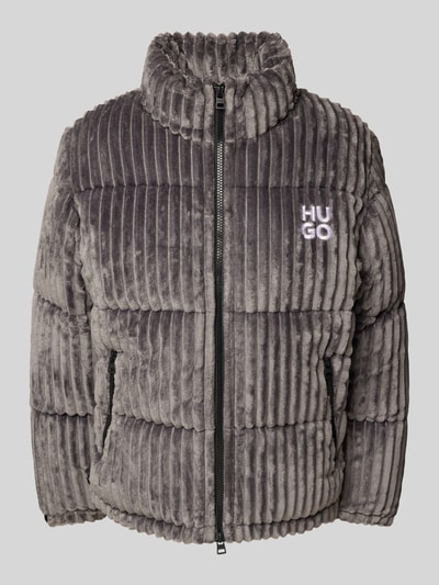 HUGO Steppjacke mit Stehkragen Modell 'Biron' Mittelgrau 2