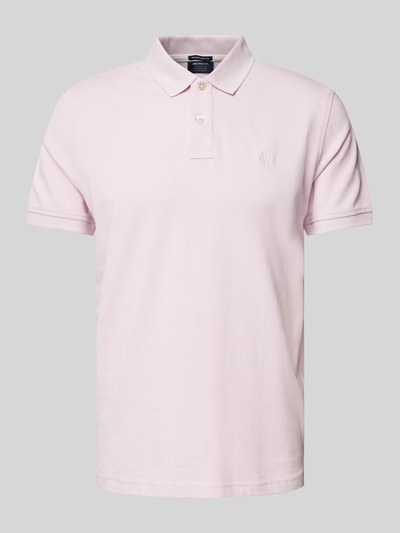 MCNEAL Regular Fit Poloshirt mit Label-Stitching Rosa 2