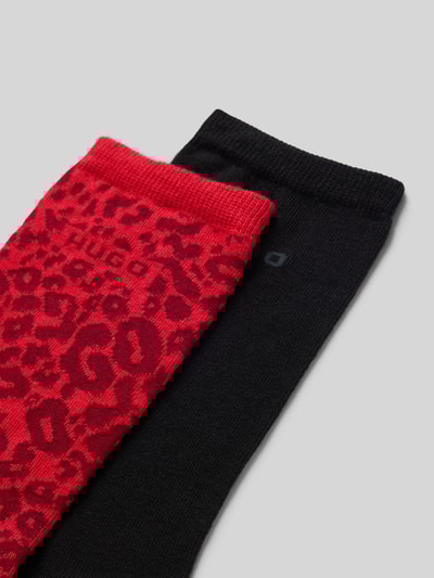 HUGO Sokken van katoenmix in een set van 2 paar Rood - 2