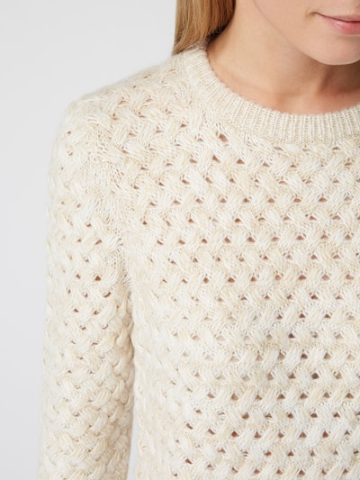 s.Oliver RED LABEL Strickpullover mit Zopfmuster  Offwhite 3