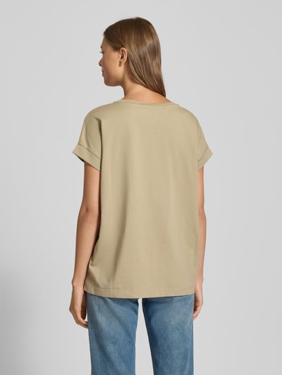 Armedangels Loose fit T-shirt van puur katoen, model 'IDAARA' Rietgroen - 5