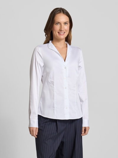 Christian Berg Woman Regular fit overhemdblouse met sjaalkraag Wit - 4