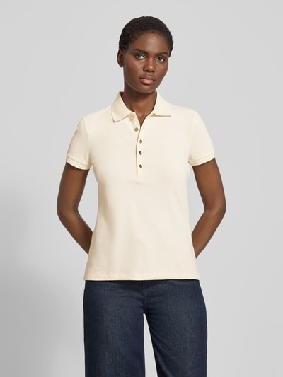 Lauren Ralph Lauren Slim Fit Poloshirt mit Knopfleiste Modell 'KIEWICK' Beige 4