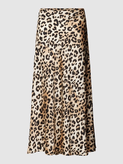 Jake*s Collection Midirok met dierenprint Ecru - 2