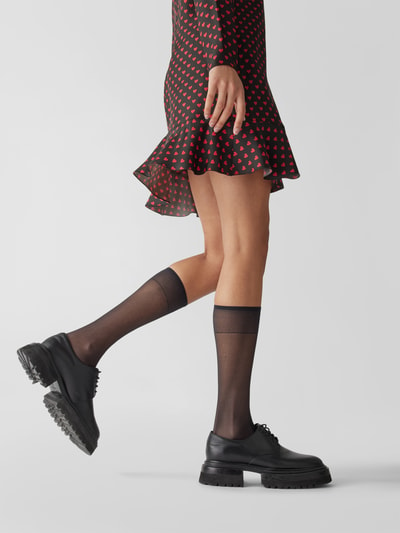 RED Valentino Minikleid aus reiner Seide Black 6