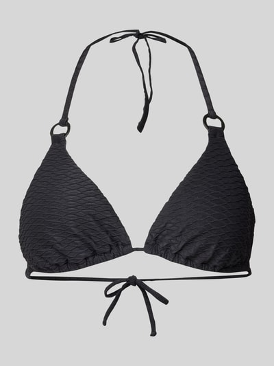 Marc O'Polo Triangle-Bikini-Oberteil mit Rauten-Struktur Black 1