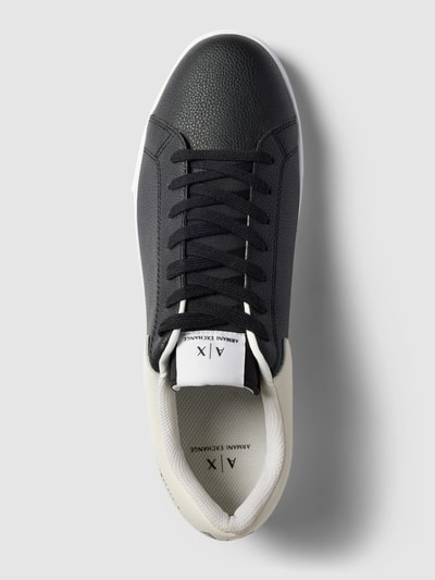 ARMANI EXCHANGE Sneakersy z napisem z logo Czarny 3