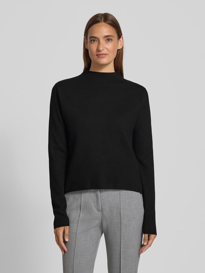 Mango Strickpullover mit Stehkragen Modell 'CHIMNEY' Black 4