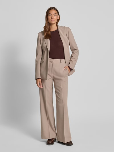 OPUS Shirt met lange mouwen en ronde hals, model 'Sumelika' Bordeaux - 1