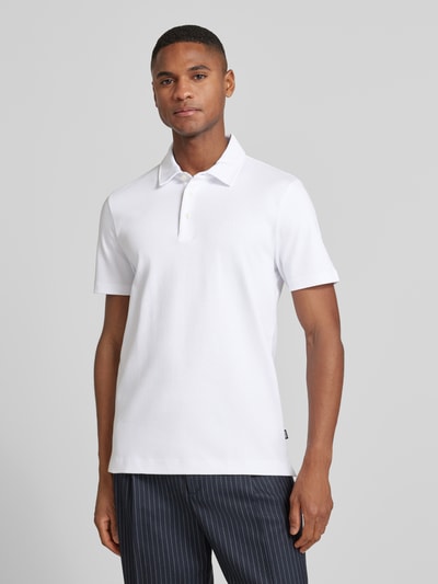 BOSS Poloshirt met merkopschrift Wit - 4
