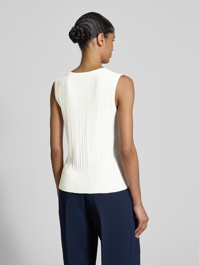 Christian Berg Woman Tanktop in gebreide look Offwhite - 5