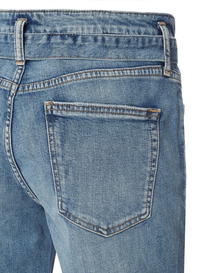 Silver Jeans Culotte aus Denim mit Gürtel  Jeansblau 3