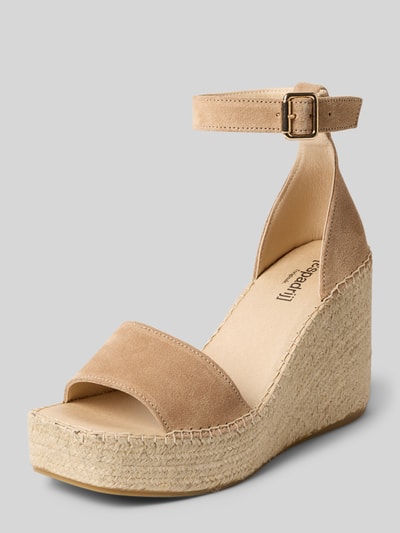 Espadrij Sandalette mit Keilabsatz Modell 'DIJON' Beige 1