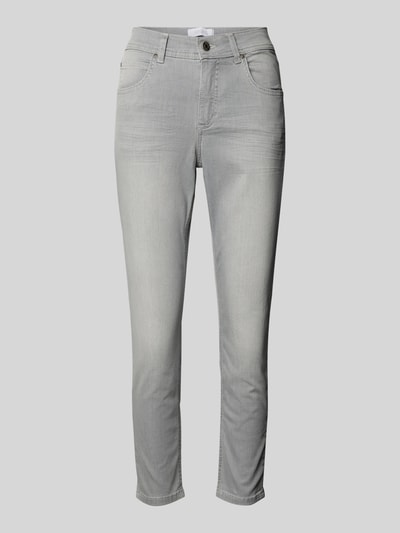 Angels Slim Fit Jeans mit verkürztem Schnitt Modell 'ORNELLA' Mittelgrau 1