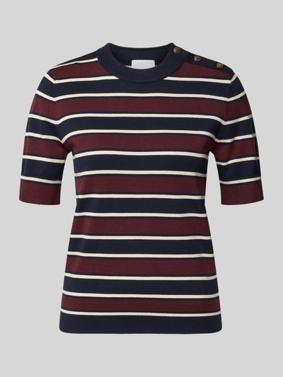 Jake*s Collection Regular fit pullover van viscosemix Prune - 1
