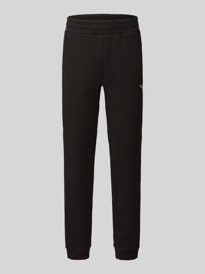 PUMA Performance Regular Fit Sweathose aus Baumwoll-Mix Modell 'PUMATECH' Black 2