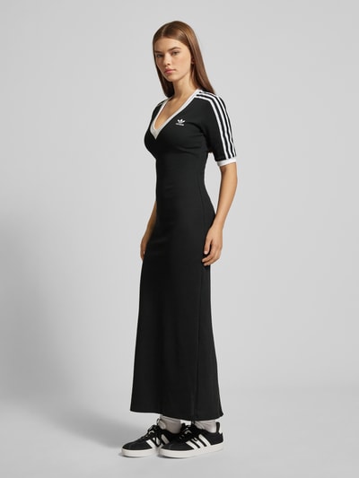 adidas Originals Maxikleid mit Label-Stitching Black 1