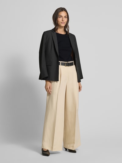 Christian Berg Woman T-shirt met geribde ronde hals Zwart - 1