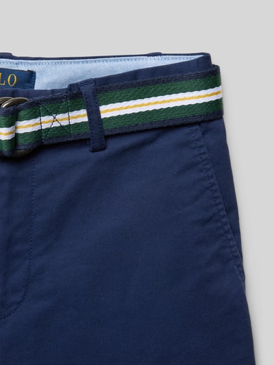 Polo Ralph Lauren Teens Regular Fit Bermudas aus Baumwoll-Mix Modell 'BEDFORD' Marine 2