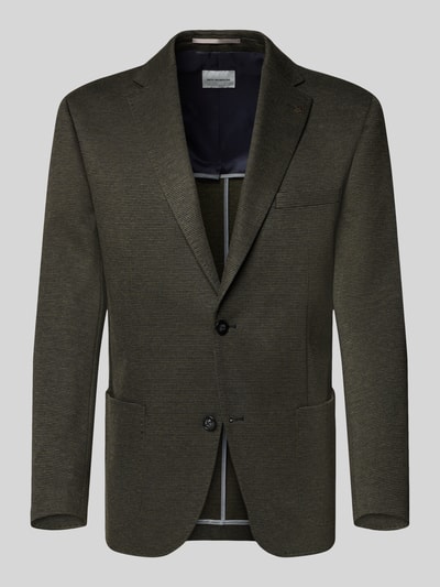 Roy Robson Slim fit colbert met viscose en reverskraag Groen - 2