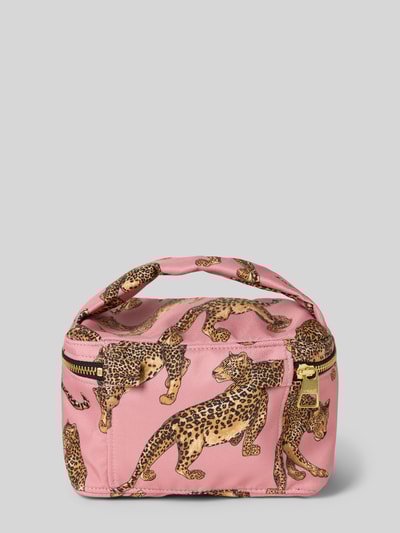 WOUF Kosmetiktasche mit Label-Detail Modell 'Blush' Altrosa 2