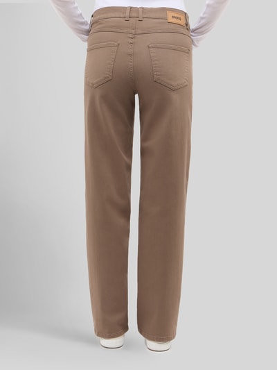 ANGELS Straight Fit Jeans aus Baumwoll-Mix Modell 'LARA' Beige 5