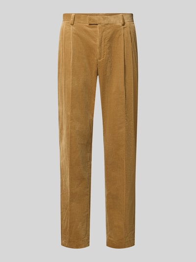 MCNEAL Herren Anzughose mit Cordstruktur Modell 'Sullivan' Camel 1