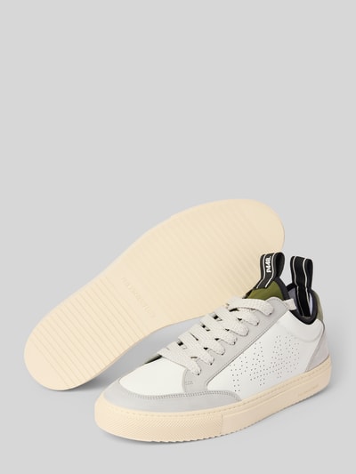 P448 Sneakers met vetersluiting, model 'SOHOSOCKS' Wit - 4