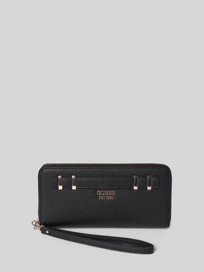 Guess Portemonnaie mit Label-Detail Modell 'GREGORIA' Black 1