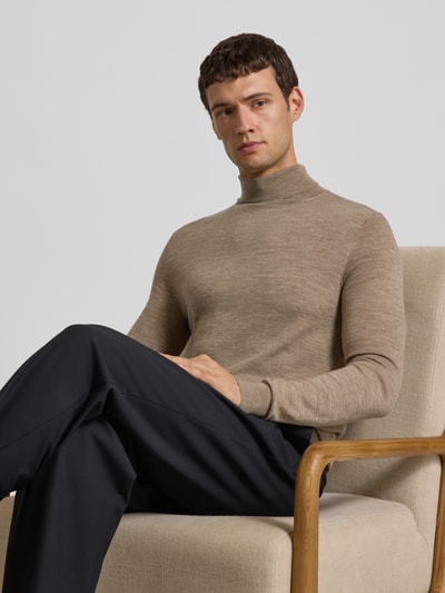 Tiger Of Sweden Gebreide coltrui, model 'Neville' Beige - 3