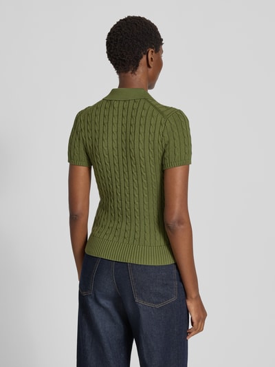 Polo Ralph Lauren Gebreid shirt met logostitching Olijfgroen - 5