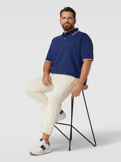 Polo Ralph Lauren Big & Tall PLUS SIZE poloshirt met logostitching Marineblauw - 1