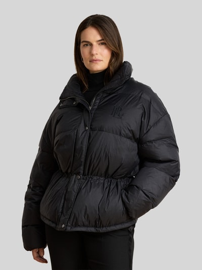 Lauren Ralph Lauren Regular Fit Steppmantel mit Taillenzug Modell 'WOVEN-PUFFER-COAT' Black 6
