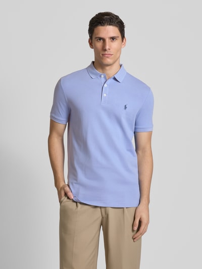 Polo Ralph Lauren Poloshirt mit Label-Stitching Royal 4