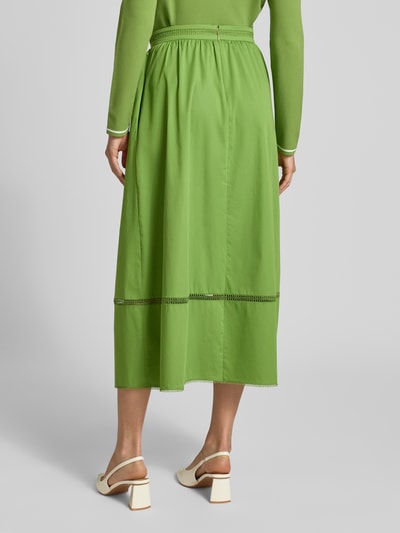 Marc Cain Midirock mit Häkelspitze Grass 5