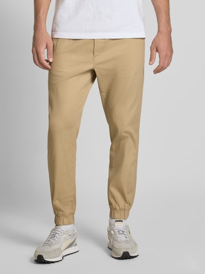 Jack & Jones Regular Fit Jogpants mit elastischem Bund Modell 'GORDON' Sand 4