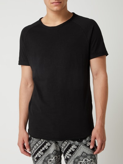 Redefined Rebel T-shirt met raglanmouwen, model 'Kas' Zwart - 4