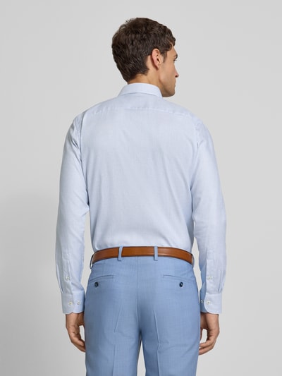 Profuomo Slim Fit Business-Hemd mit Haifischkragen Modell 'Cutaway' Marine 5