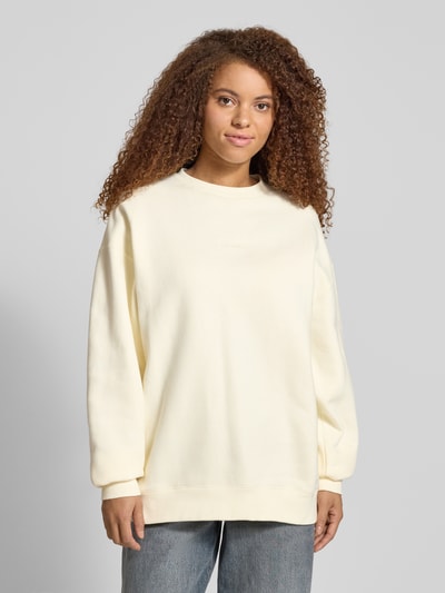 OH APRIL Sweatshirt met ronde hals, model 'Good Karma' Offwhite - 4