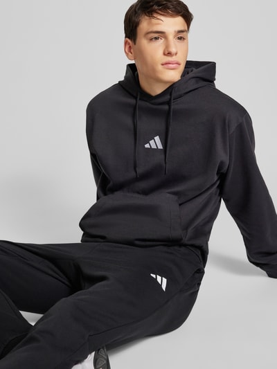 ADIDAS SPORTSWEAR Hoodie mit Logo-Stitching Modell 'FEELCOZY' Black 3