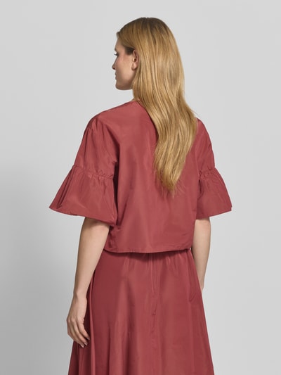 Weekend Max Mara Kort blousetop met katoen model 'BREAK' Donkerrood - 5