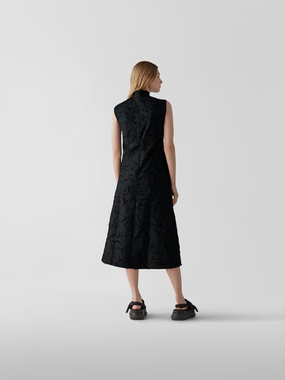 Stine Goya Midikleid mit Strukturmuster Black 5