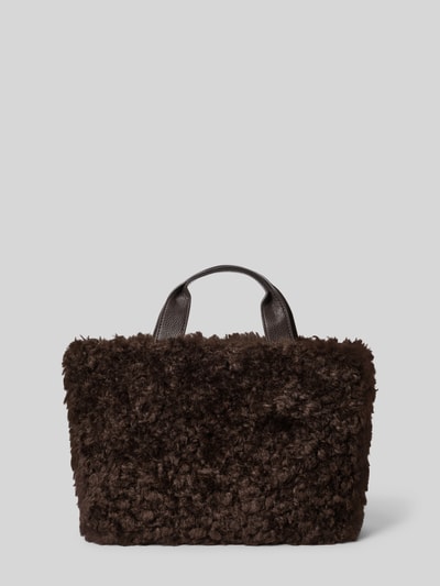 BOSS Umhängetasche mit weichem Teddyfell-Design Dunkelbraun 3