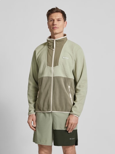 COLUMBIA Fleecepullover mit Label-Patch Modell 'SEQUOIA' Mint 4